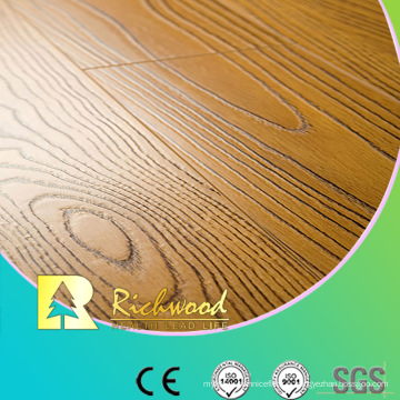 Plancher stratifié insonorisant de V-Groove rainuré par V d&#39;E0 HDF commercial